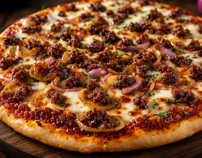 Pizza Bolognaise