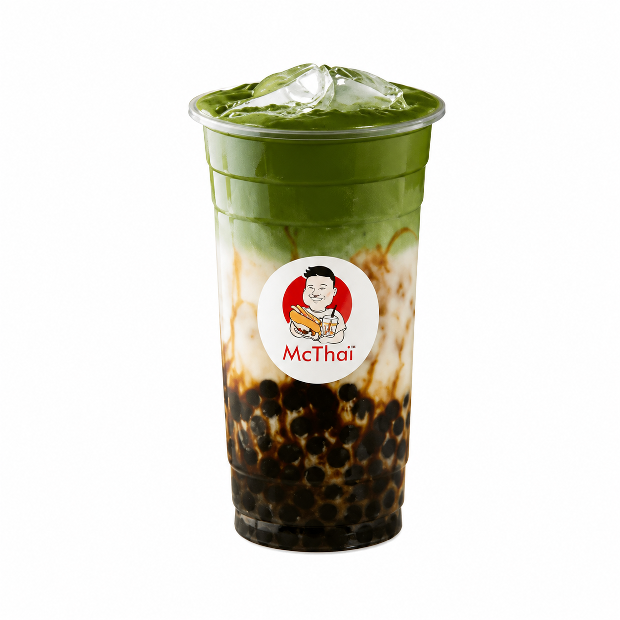 Thé au lait matcha