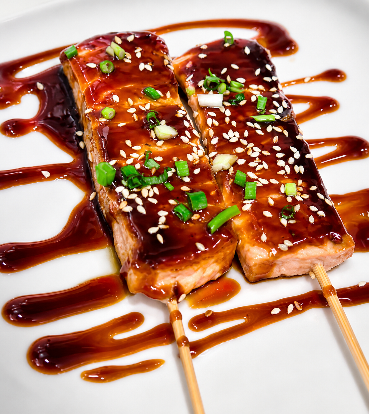 Brochettes saumon teriyaki🍢