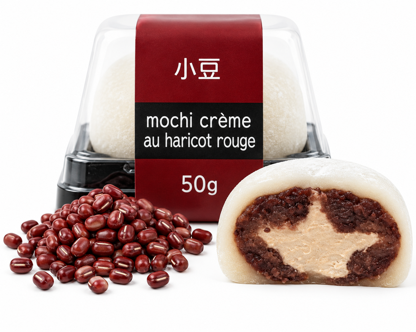 Mochi haricot rouge