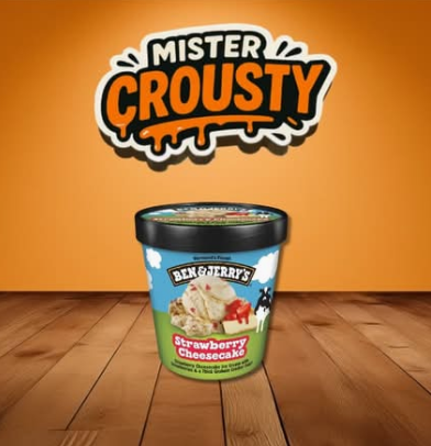 Ben & Jerry’s Strawberry Cheesecake 🍰