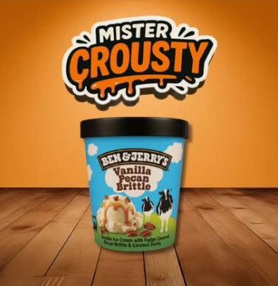 Ben & Jerry’s Vanilla Pécan Blondie 🍰