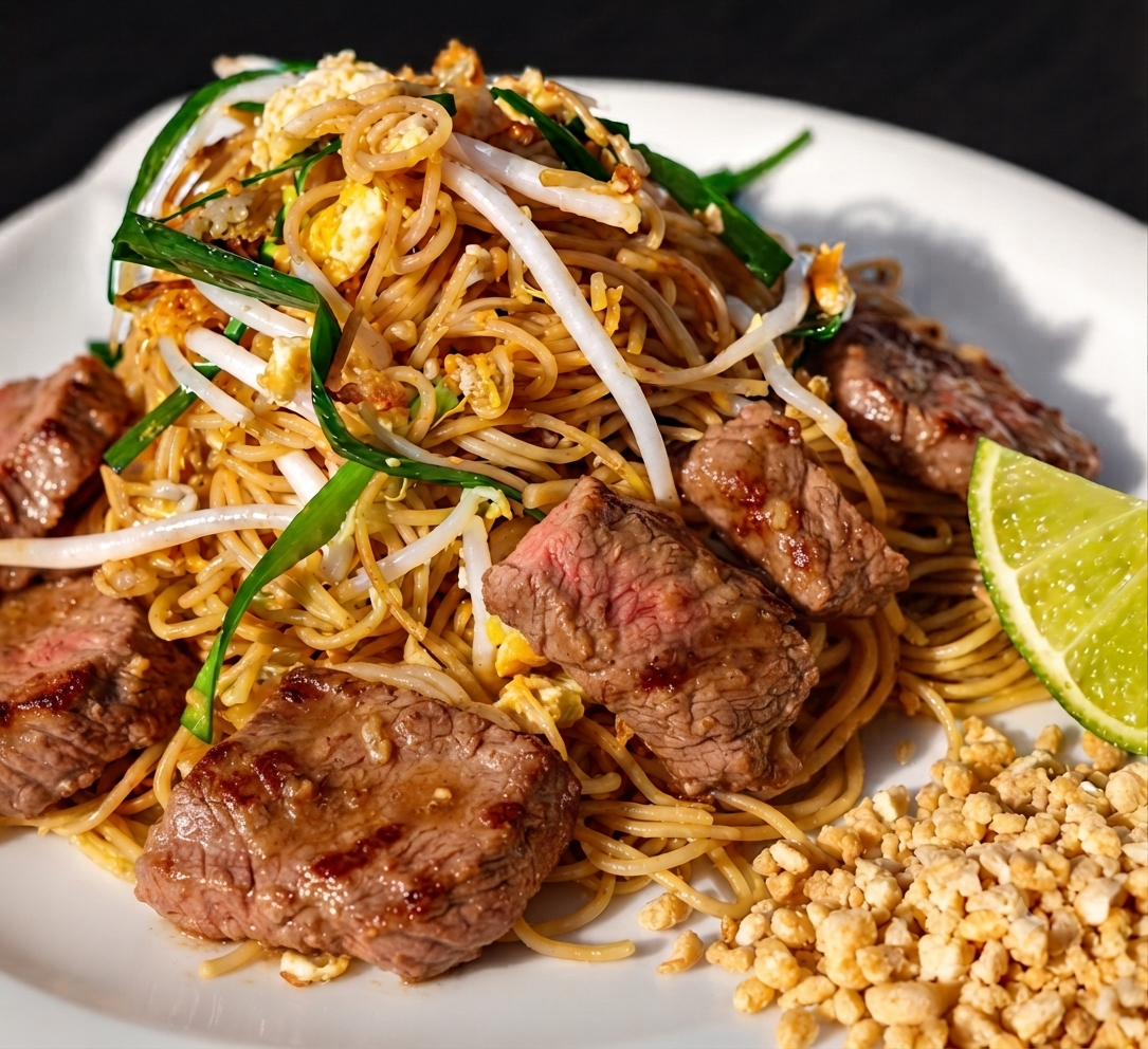 Pad Thaï au boeuf