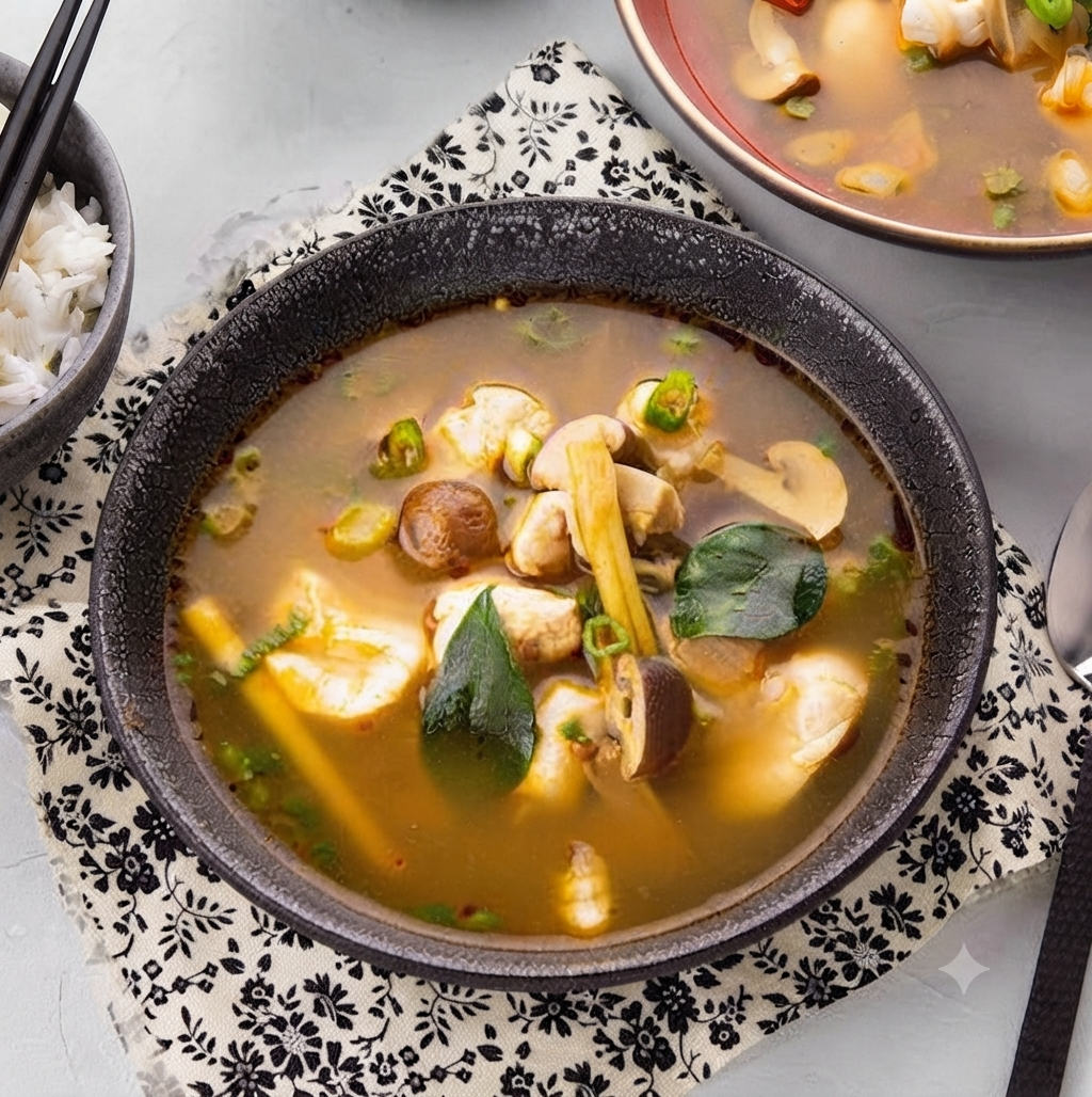 Soupe Thaïlandaise au poulet🌶️