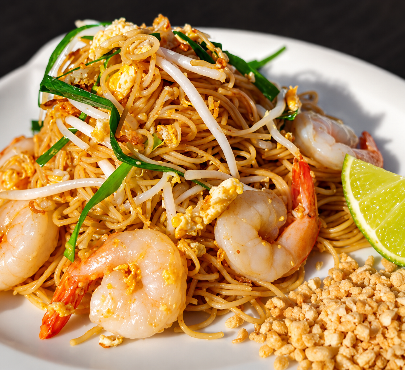 Pad Thaï aux crevettes