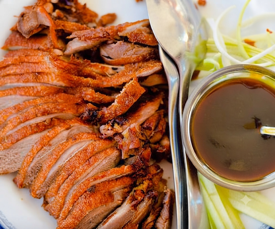 Canard laqué à la Cantonnaise