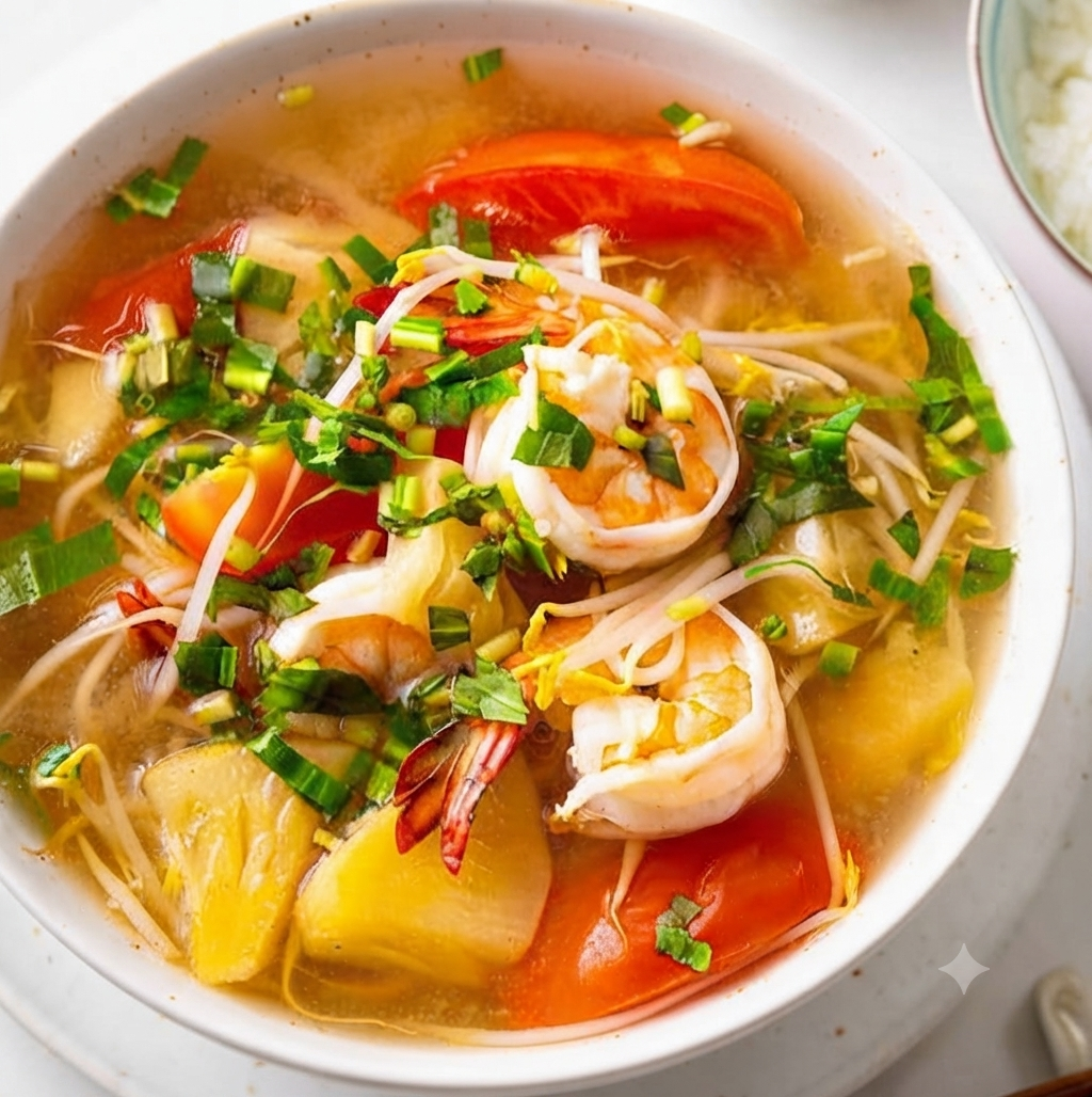 Soupe Thaïlandaise aux crevettes 🌶️