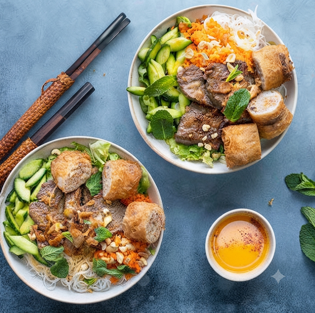 Salade Bo Bun au boeuf