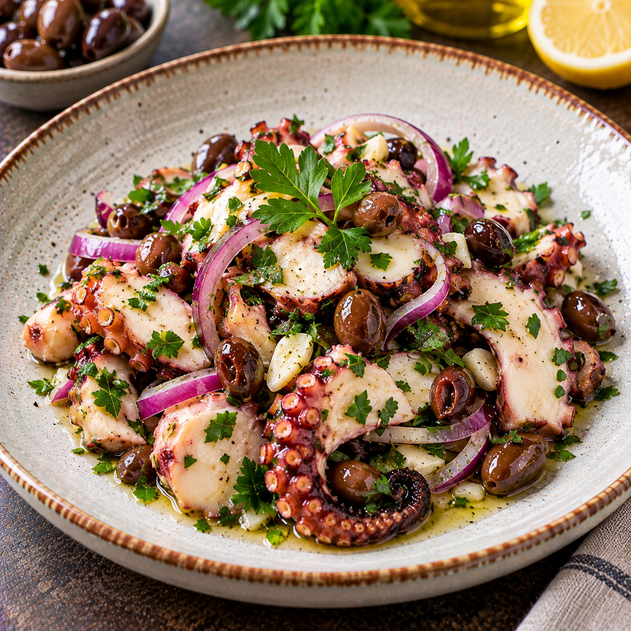 Salade de Poulpe Ibérique