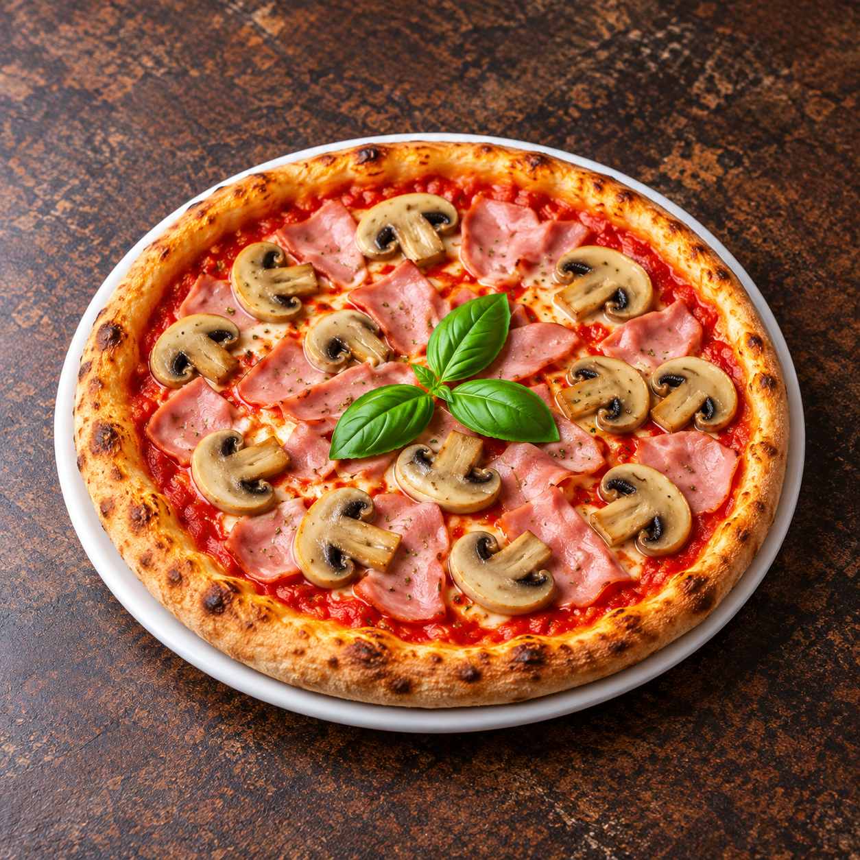 PIZZA Prosciutto e Funghi