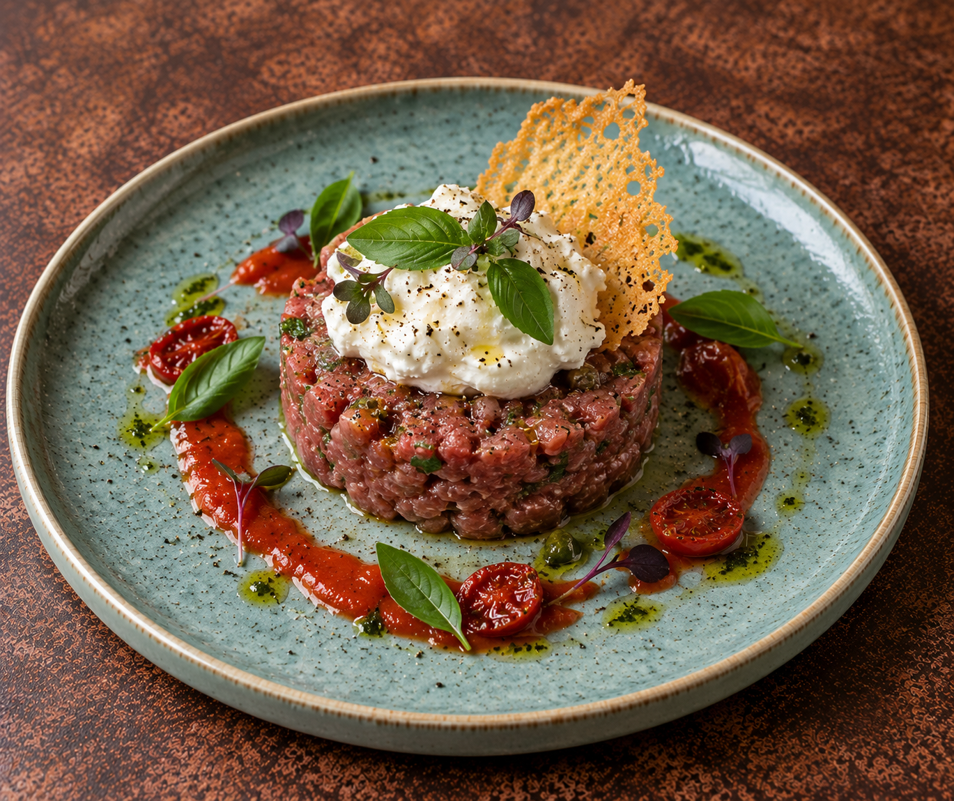 Tartare de Bœuf façon Caprese