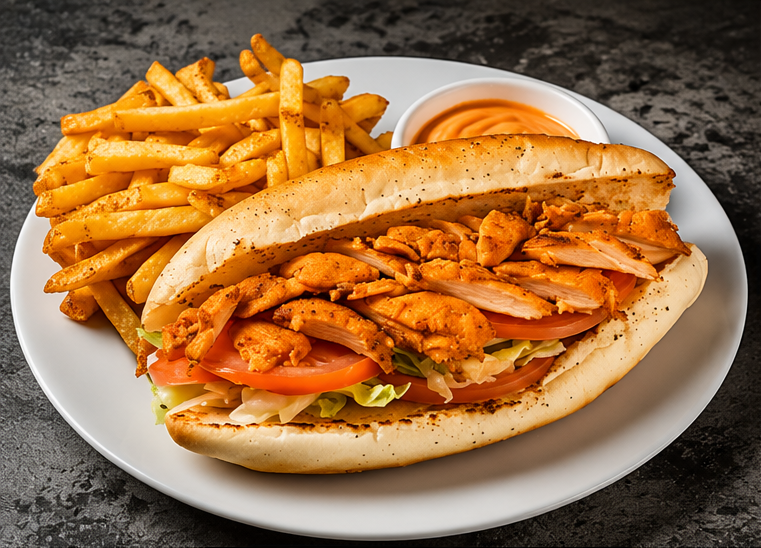 Sandwich Escalope Pain Maison
