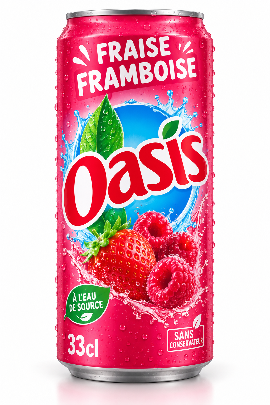 Oasis fraise framboise 33cl