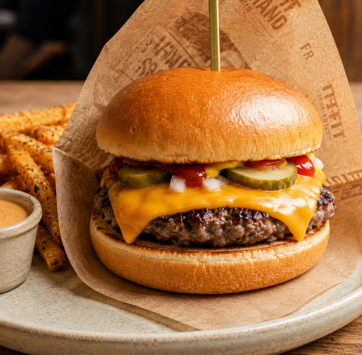 Burger 1 steak