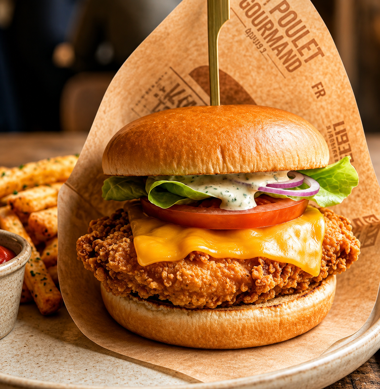 Chicken burger