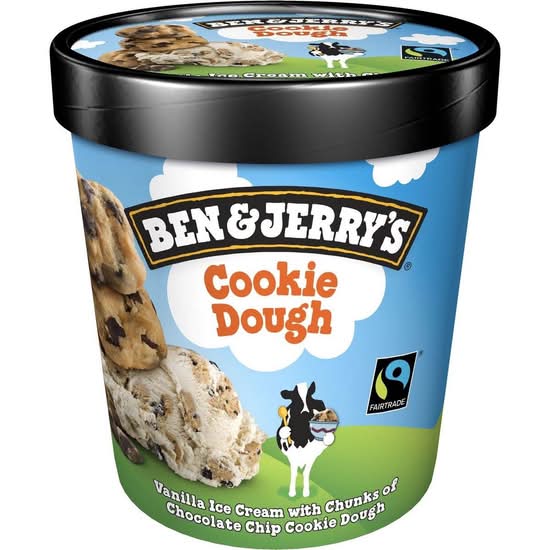 Ben & Jerry's cookies dough