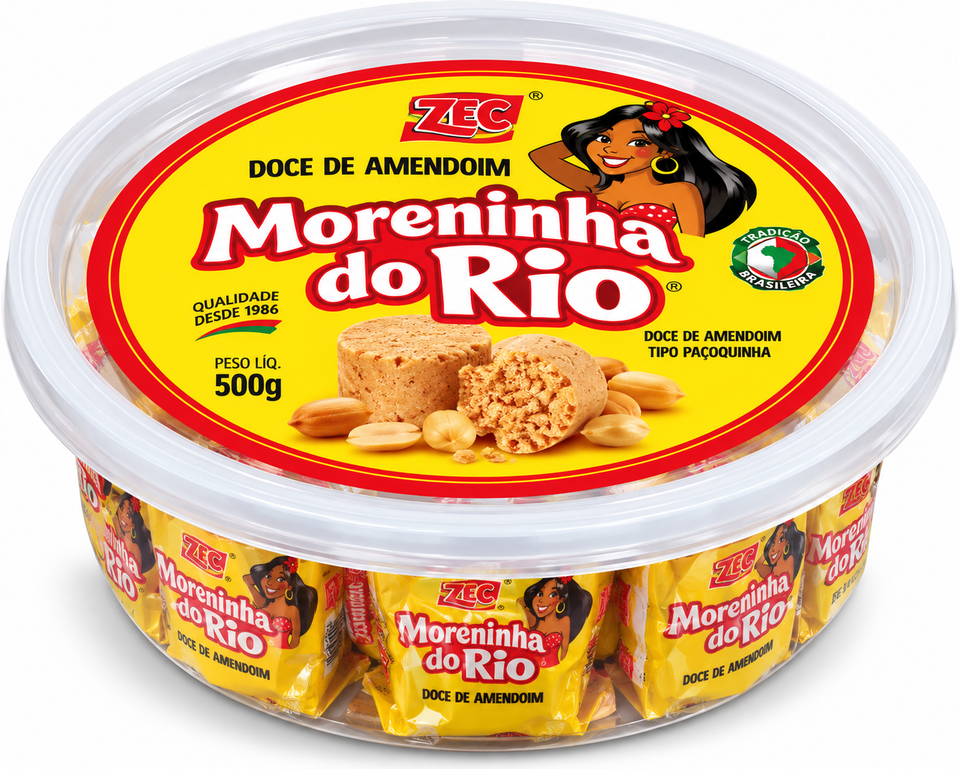 Morena do rio ovalada