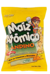 Maiz atomico con maca