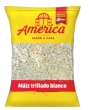 Maíz trillado blanco