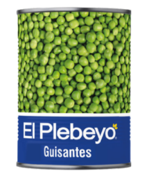 Guisantes plebeyo lata