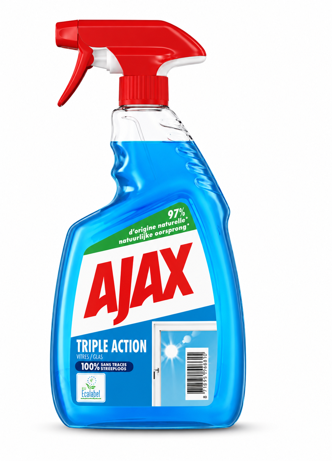 Ajax Spray Lave vitre