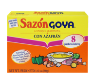 Sazon con azafran cubos