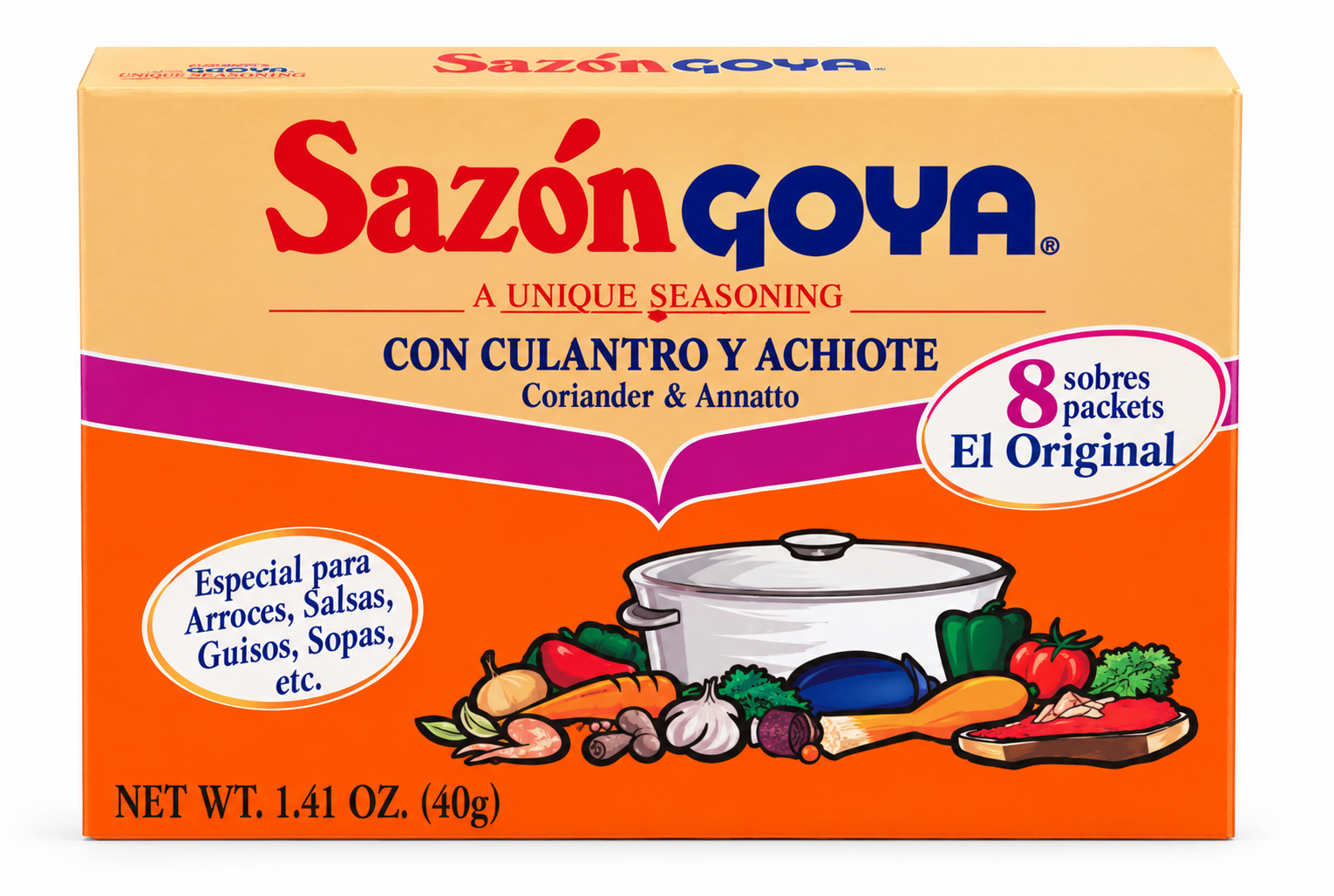 Sazon cilantro & achiote cubos